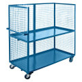 Steel Mesh Security Carts Mobile Wire Security Carts.